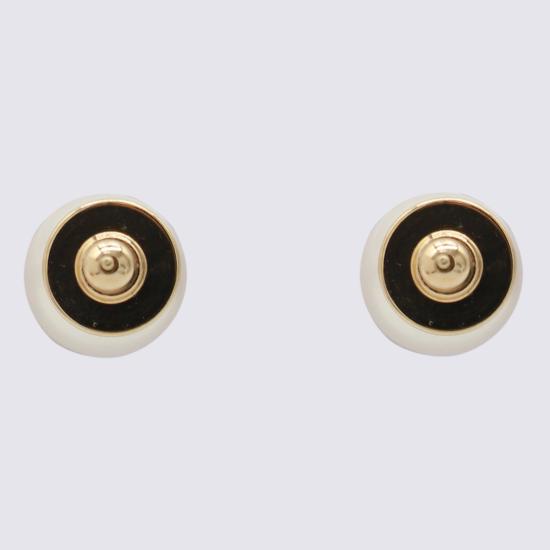 26FW 지미추 이어링 JCPEARLSTUDS DXQ0C9456 GOLD WHITE - JIMMY CHOO
