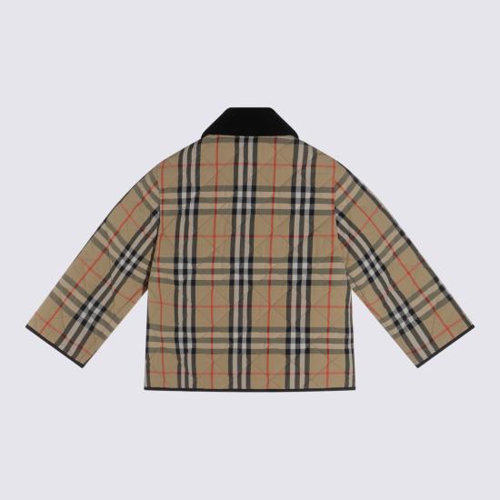 26FW [키즈] 버버리 캐주얼 자켓 8108500 B9368 SAND IP CHECK - BURBERRY