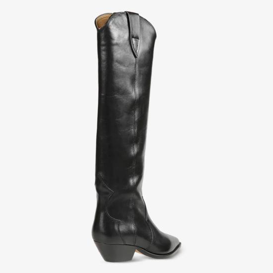 26FW 이자벨마랑 DENVEE 하이 레더 부츠 23ABT0001FA A3A03S01BK BLACK - ISABEL MARANT