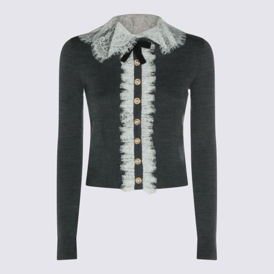 26FW 셀프 포트레이트 블라우스 PF26134CGR GREY Grey