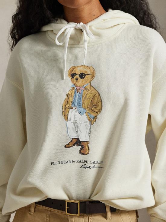 26SS 랄프 로렌 후드 티셔츠 211A96598 001 WHITE - RALPH LAUREN