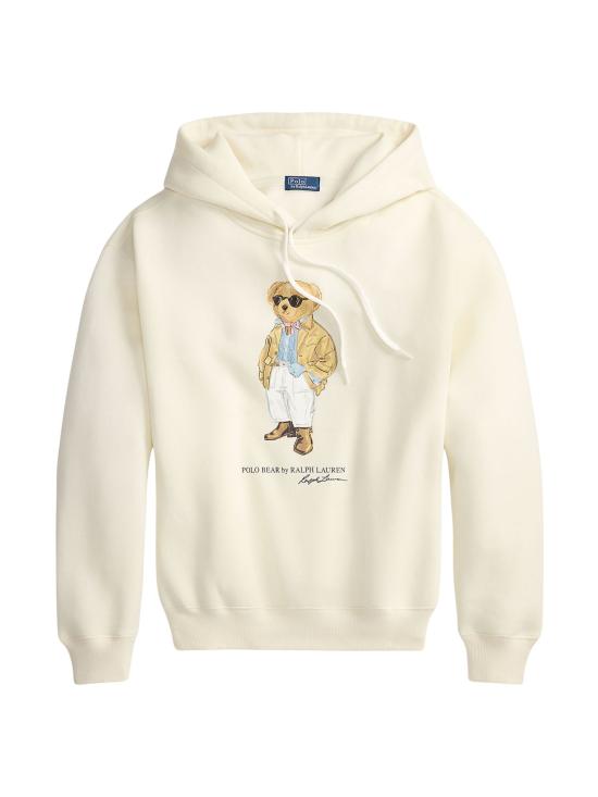 26SS 랄프 로렌 후드 티셔츠 211A96598 001 WHITE