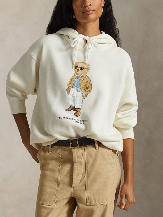 26SS 랄프 로렌 후드 티셔츠 211A96598 001 WHITE - RALPH LAUREN