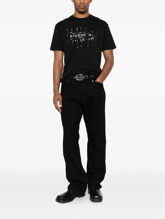 26FW 지방시 반팔 티셔츠 BM71NK3YU9 001 Nero - GIVENCHY