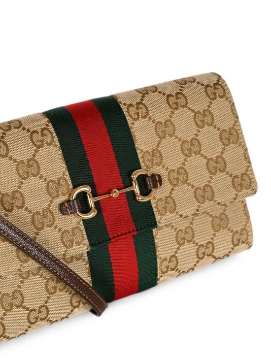 26FW 구찌 홀스빗 웹 스트랩 지갑 홀스빗 웹 스트랩 지갑 867120 FAF889645 - GUCCI