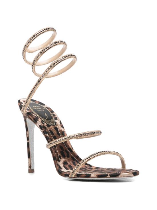 26FW 르네 카오빌라 샌들 C12899 105 R001Y450 LEOPARD PRINT - RENE CAOVILLA
