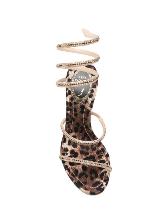 26FW 르네 카오빌라 샌들 C12899 105 R001Y450 LEOPARD PRINT - RENE CAOVILLA