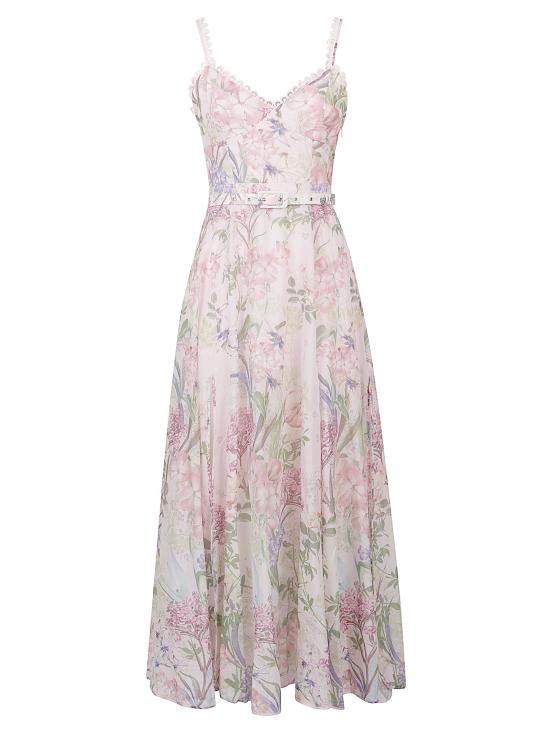 26SS 차로루이즈 미디 원피스 IRASO LONG DRESS PINK Pink