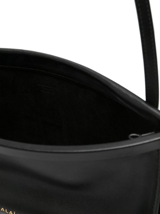 26FW 알라이아 르 클릭 이스트 웨스트 레더 스몰백 AA1S01426CA332 999 BLACK - ALAIA