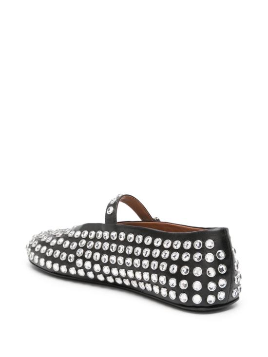 26FW 알라이아 플랫 슈즈 AA3A029CK116 999 BLACK - ALAIA