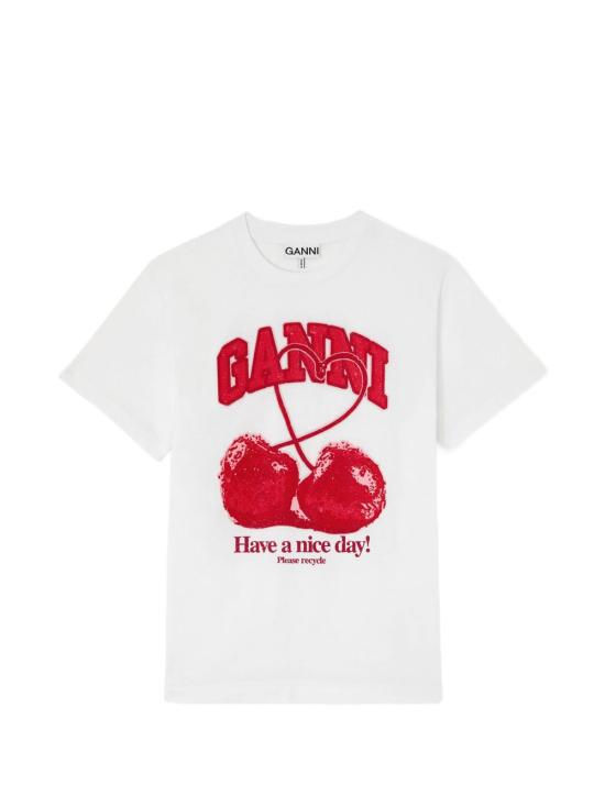 26FW 가니 반팔 티셔츠 A1050247 151 WHITE