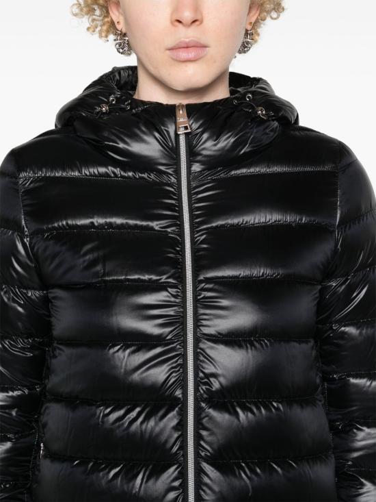 26FW 에르노 A 쉐입 나일론 울트라라이트 리조트 다운 자켓 PI00133DR 12017Z9300 Black - HERNO