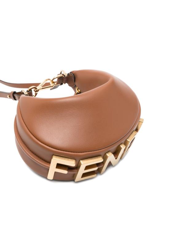 26FW 펜디 펜디그라피 미니 호보백 8BS081 A5DYF1UK8 BROWN - FENDI