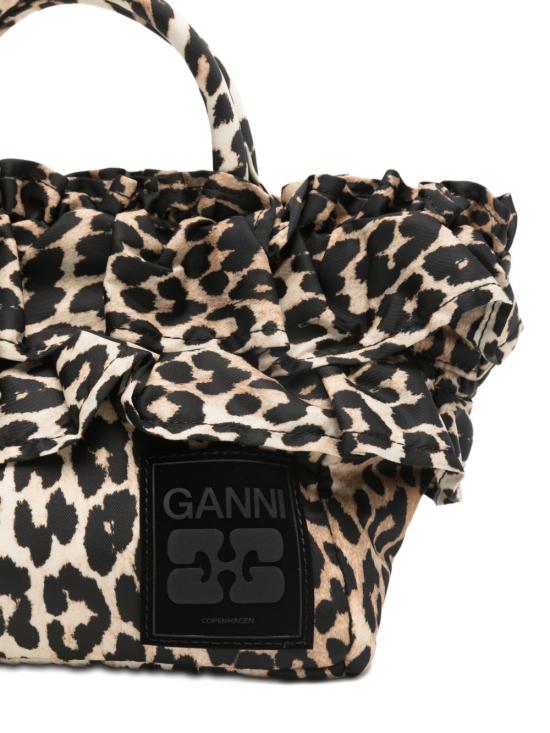 26FW 가니 토트백 B2040010 943 LEOPARD PRINT - GANNI