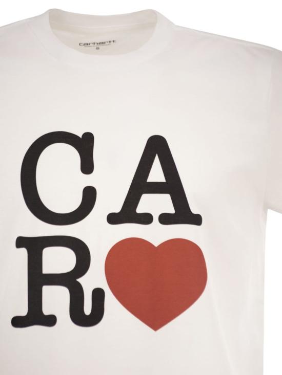 26FW 칼하트 WIP 반팔 티셔츠 I037538 02XX WHITE - CARHARTT WIP