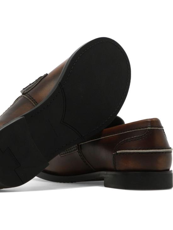26FW 미우미우 레더 페니 로퍼 5D773D 3G48F0192 BROWN - MIU MIU