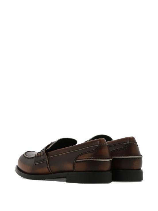 26FW 미우미우 레더 페니 로퍼 5D773D 3G48F0192 BROWN - MIU MIU