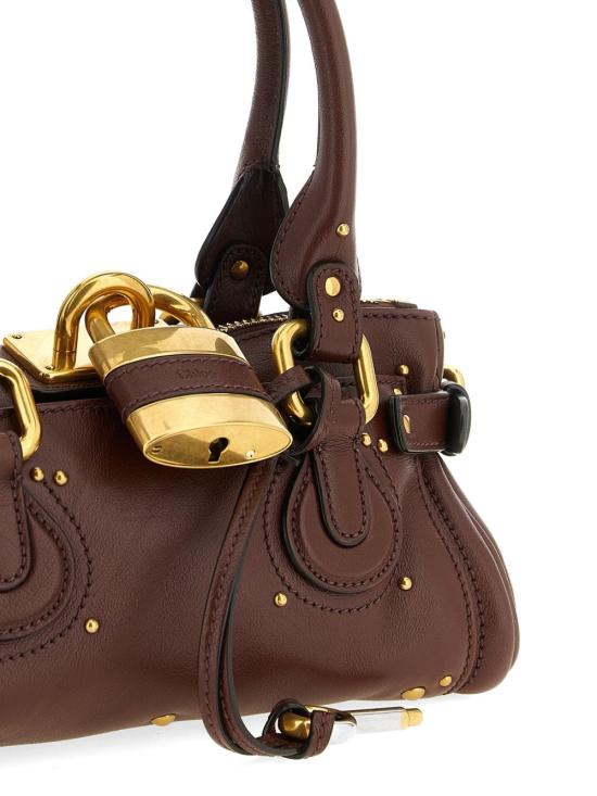 26FW 끌로에 스몰 그레인드 레더 패딩턴 백 CH26SS805P75 27M BROWN - CHLOE