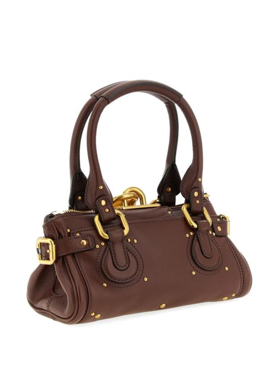 26FW 끌로에 스몰 그레인드 레더 패딩턴 백 CH26SS805P75 27M BROWN - CHLOE