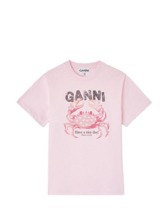 26FW 가니 반팔 티셔츠 A1050197 868 PINK