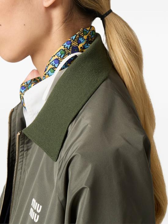26FW 미우미우 자켓 ML1516 13MFF0414 GREEN - MIU MIU