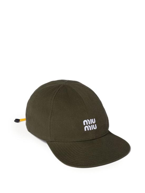 26FW 미우미우 모자 5HC369 2CR1F0L24 Green