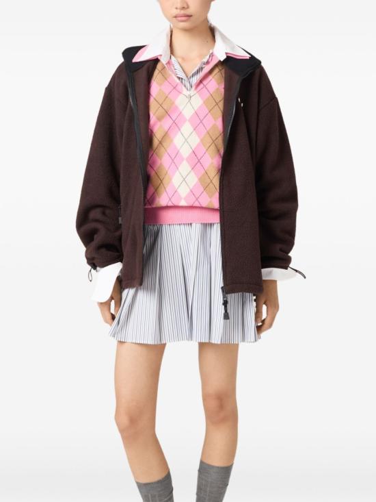 26FW 미우미우 자켓 MJL042 1732F0192 BROWN - MIU MIU
