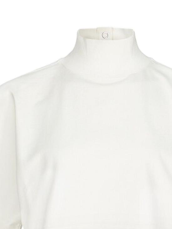 26FW 알라이아 반팔 티셔츠 AA9H0455J103D 000 WHITE - ALAIA