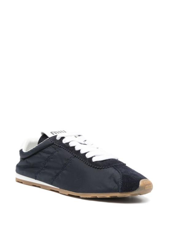 26FW 미우미우 플룸 블리치 스니커즈 5E114E D7CF0008 NAVY - MIU MIU