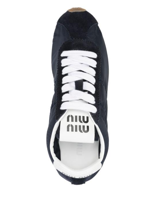 26FW 미우미우 플룸 블리치 스니커즈 5E114E D7CF0008 NAVY - MIU MIU