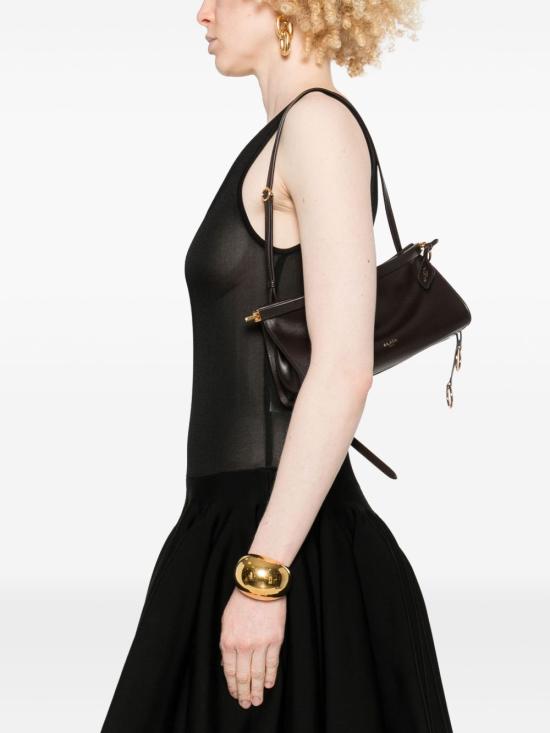 26FW 알라이아 르 클릭 이스트 웨스트 레더 스몰백 AA1S01426CA332 730 BROWN - ALAIA