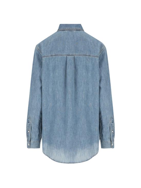 26FW 미우미우 데님 셔츠 GWC143 193KF0013 LIGHT BLUE - MIU MIU
