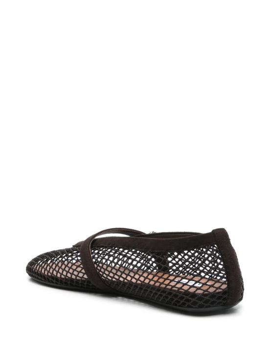 26FW 알라이아 피쉬넷 발레 플랫 AA3A029TK061 733 BROWN - ALAIA