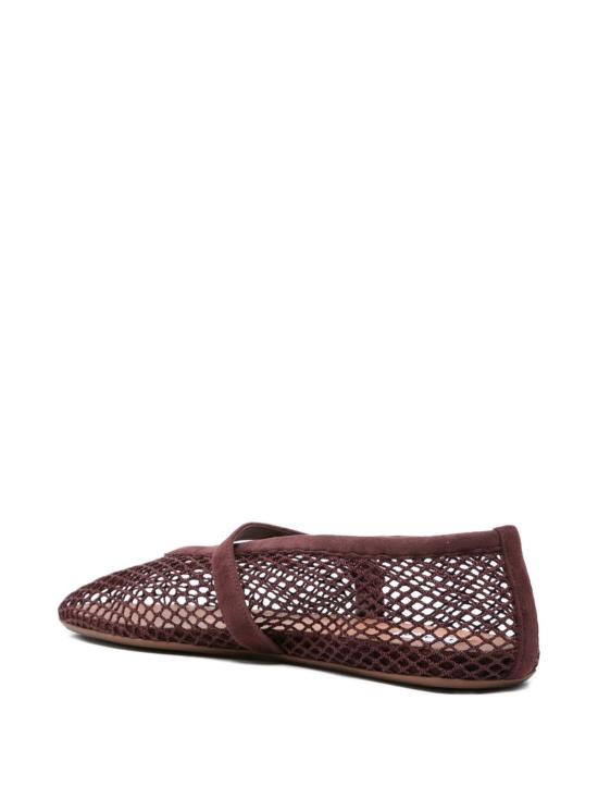 26FW 알라이아 피쉬넷 발레 플랫 AA3A029TK061 325 BORDEAUX - ALAIA