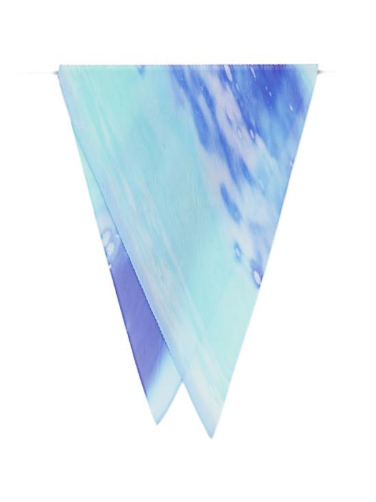 26SS 플리츠플리즈 머플러/스카프 PP67AD211 72 LIGHT BLUE