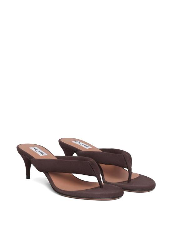 26FW 알라이아 뮬/슬리퍼 AA3S2024I117 U15 BROWN - ALAIA