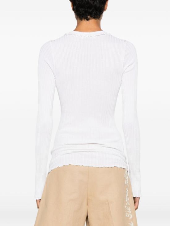 26FW 미우미우 스웨터 MML06T 191XF0009 WHITE - MIU MIU