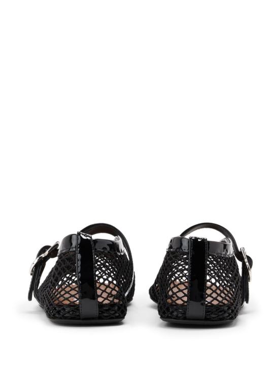 26FW 알라이아 피쉬넷 발레 플랫 AA3A029TK007 999 BLACK - ALAIA