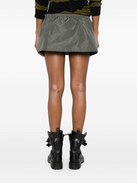 26FW 미우미우 숏 스커트 MG2704 121IF0414 GREEN - MIU MIU