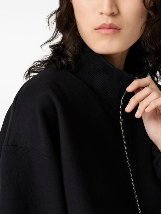 26FW 미우미우 스웨터 MJL043 15V3F0002 BLACK - MIU MIU