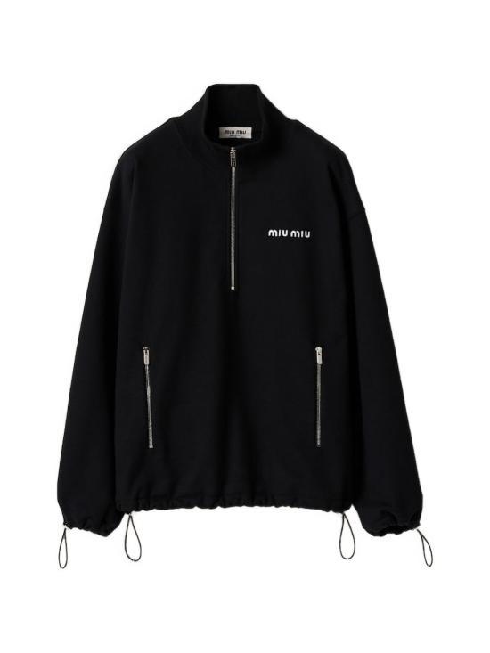 26FW 미우미우 스웨터 MJL043 15V3F0002 BLACK