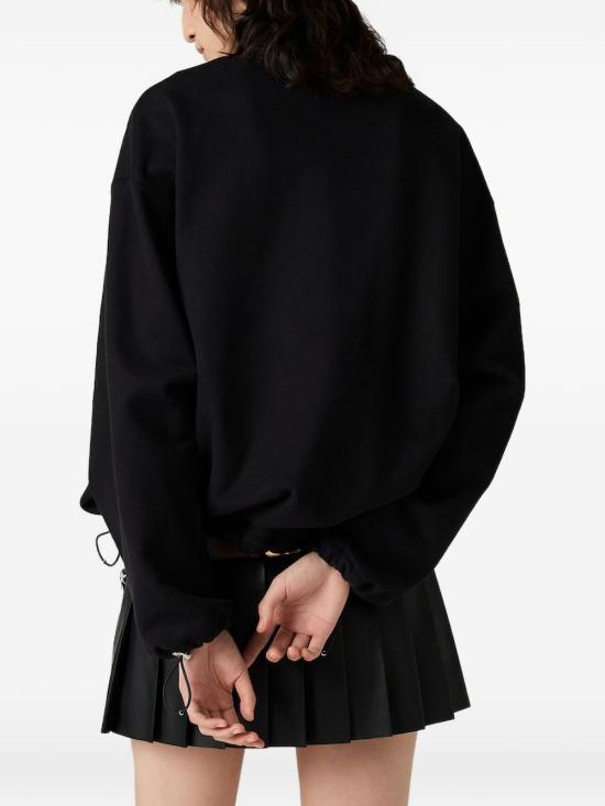26FW 미우미우 스웨터 MJL043 15V3F0002 BLACK - MIU MIU
