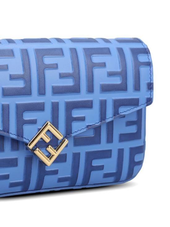 26FW 펜디 FF 다이아몬드 체인 지갑 8M0509 ADYMF1WLP NAVY - FENDI