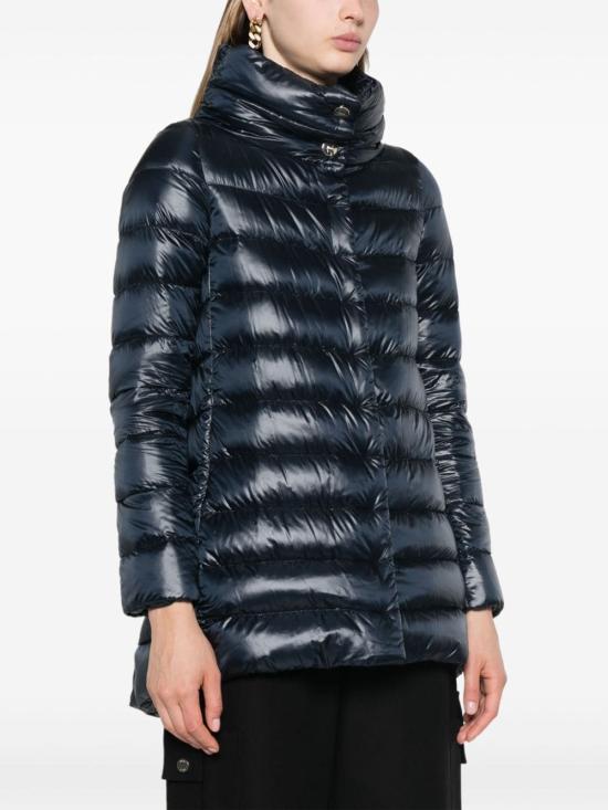 26FW 에르노 아멜리아 A 쉐입 패딩 PI0505DIC 12017Z9200 NAVY - HERNO