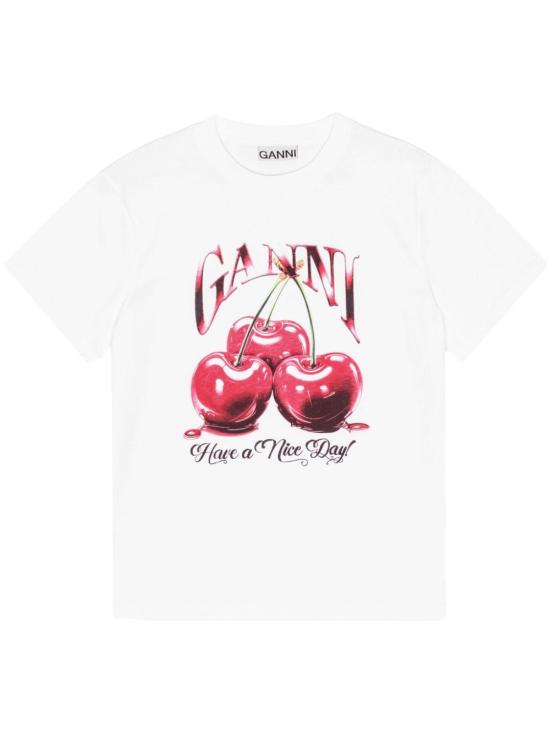 26FW 가니 반팔 티셔츠 T4004 151 WHITE