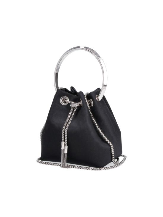 26FW 지미추 토트백 BON BON FUQ BLACK SILVER - JIMMY CHOO