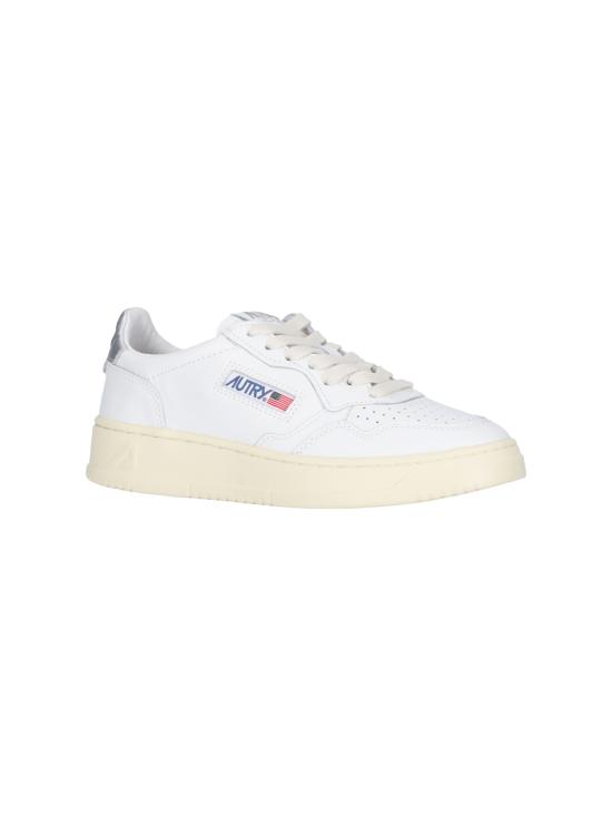 26FW 오트리 메달리스트 로우 레더 스니커즈 AULW LL05 White - AUTRY
