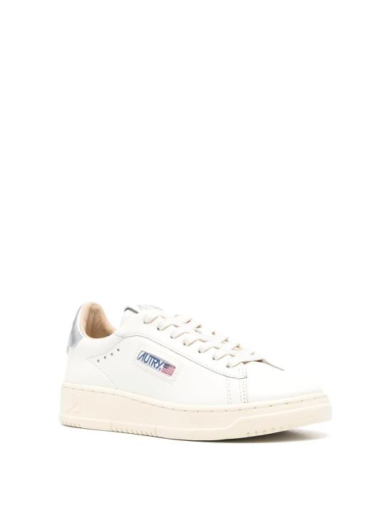 26FW 오트리 달라스 로우 고트스킨 스니커즈 ADLW MR07 White - AUTRY