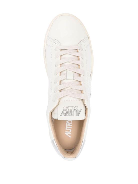 26FW 오트리 달라스 로우 고트스킨 스니커즈 ADLW MR07 White - AUTRY