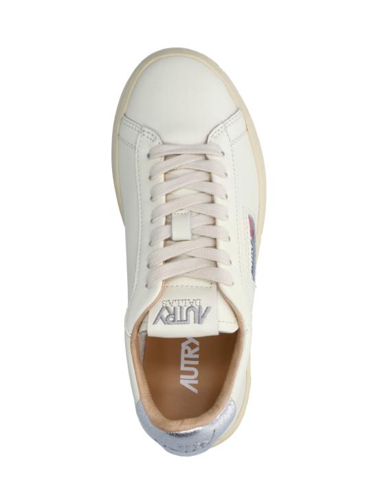 26FW 오트리 달라스 로우 고트스킨 스니커즈 ADLW MR07 White - AUTRY